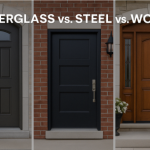 Fiberglass vs. Steel vs. Wood Entry Doors